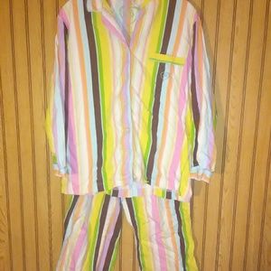 Victoria's Secret Stripe Pajama Set